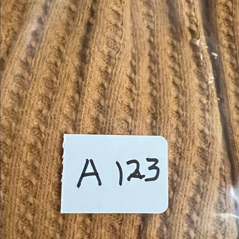 Cozy Mustard Waffle Knit Top - Picture 8 of 8